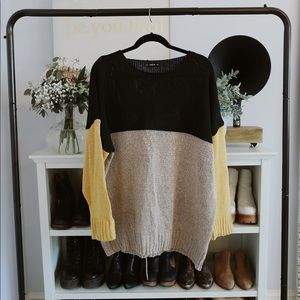 Over size sweater